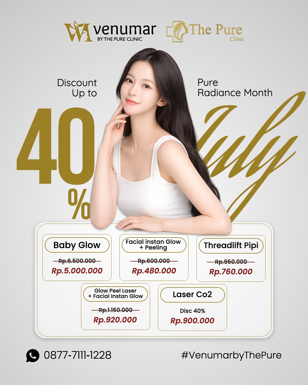 ThepureClinic Facebook ad