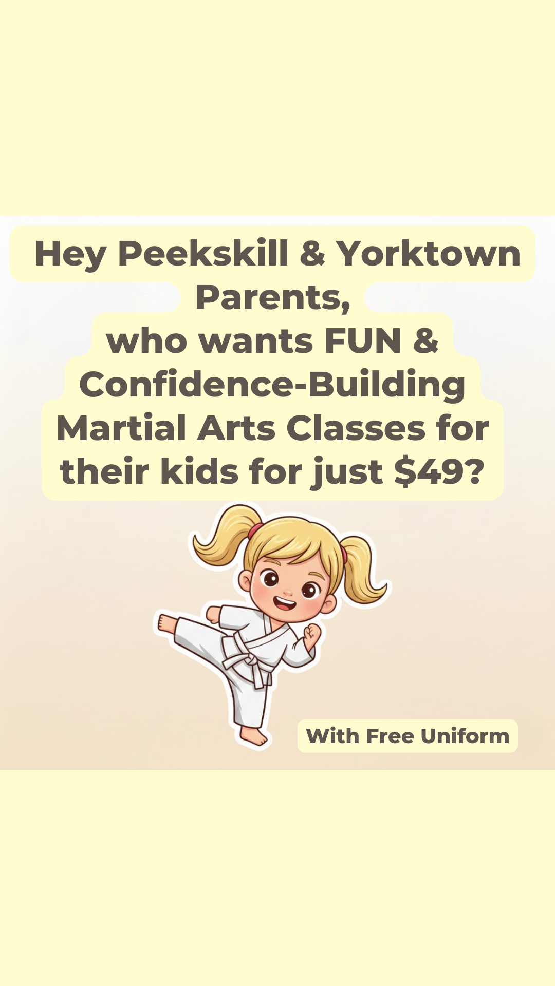 Go No Sen Karate Dojo Facebook ad