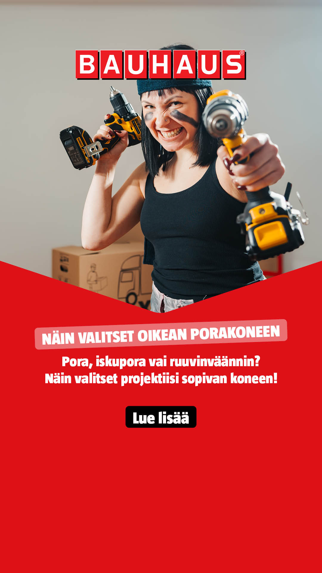 BAUHAUS Suomi Facebook ad