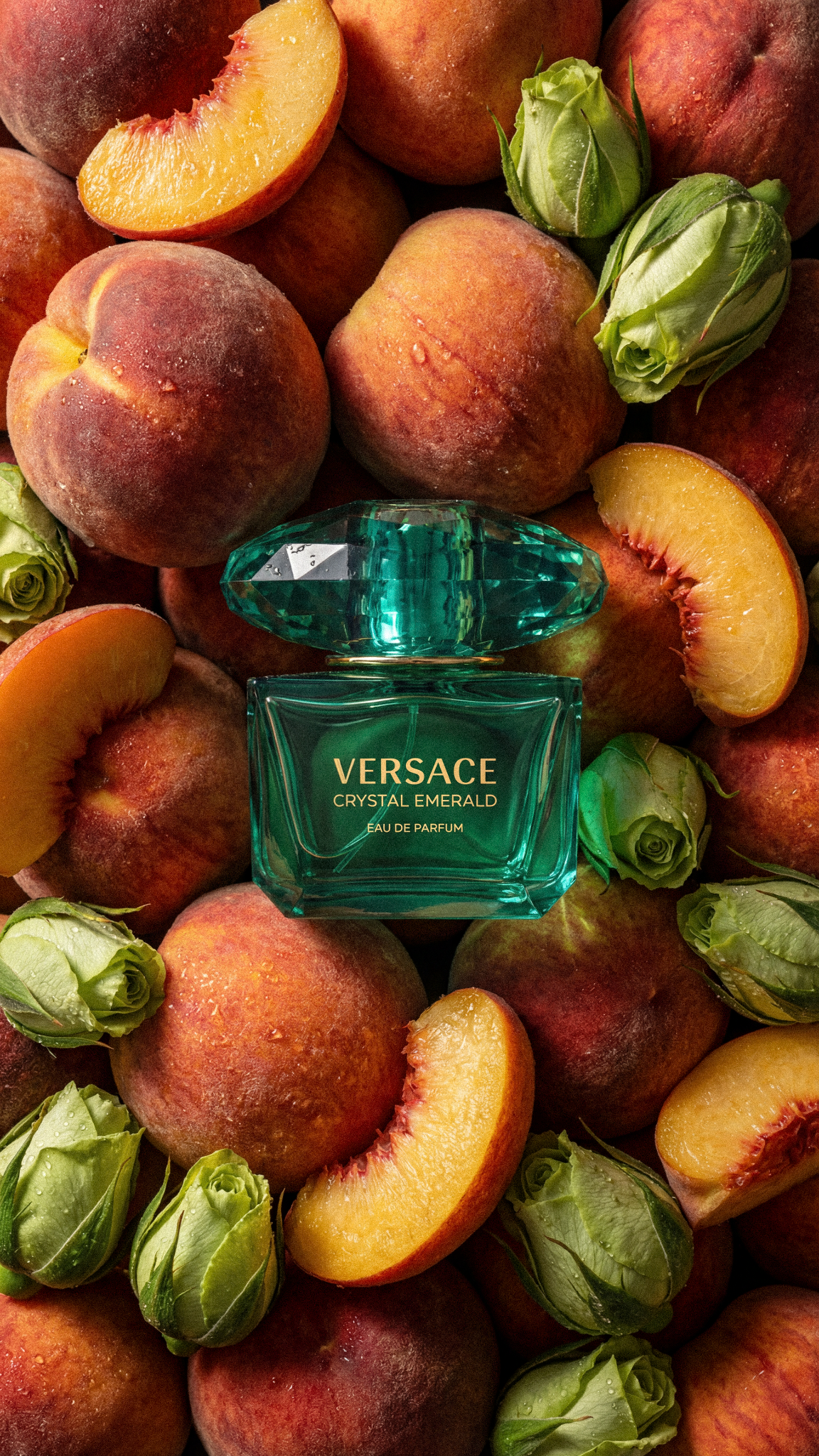NordicFeel Facebook ad: Versace Crystal Emerald =