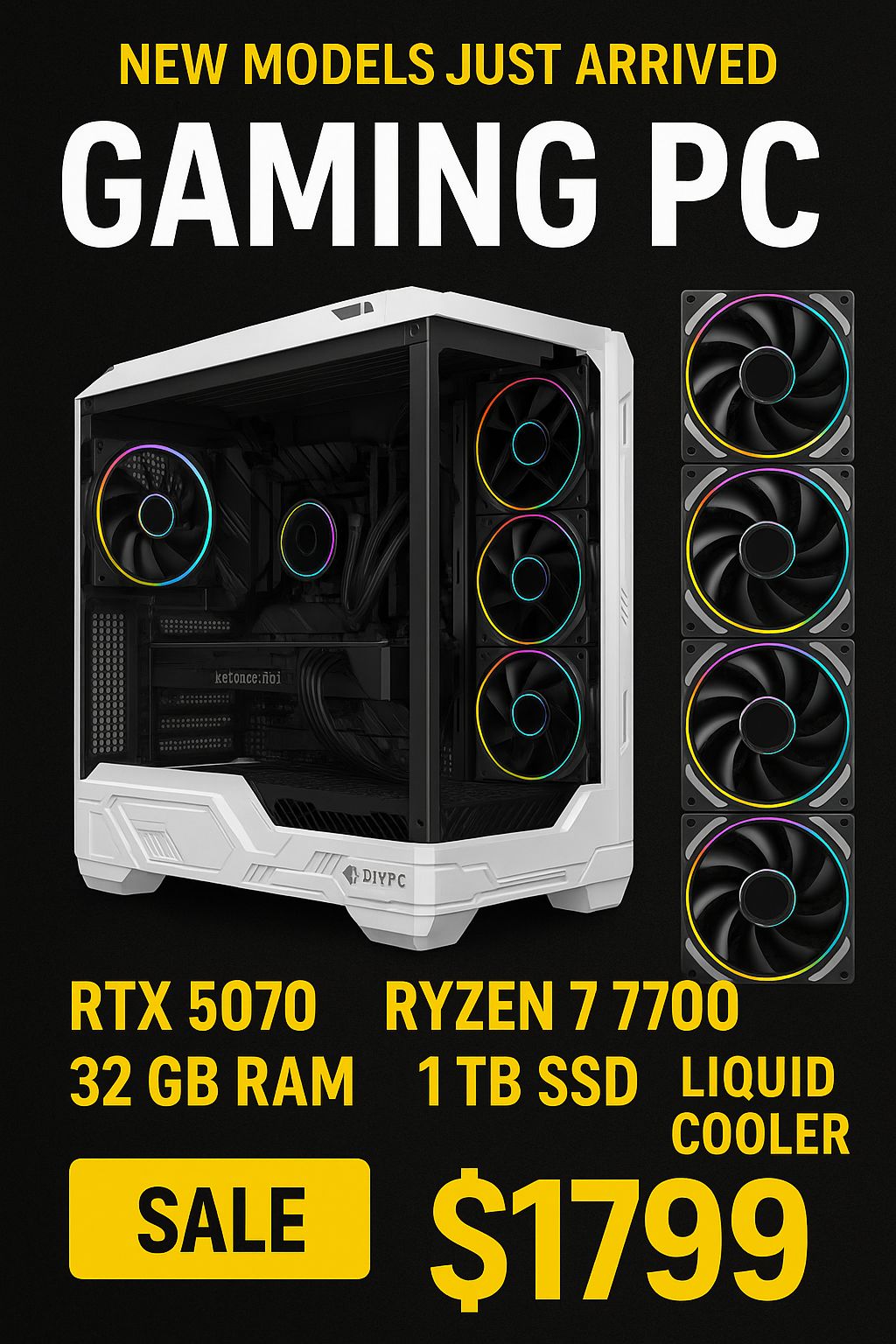 Joeypcbuilds Facebook ad: ¡La Gaming PC que estabas esperando ya está…