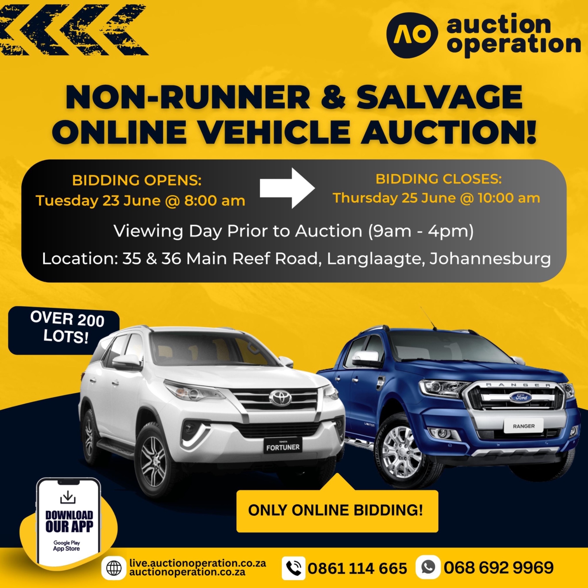 Auction Operation Facebook ad
