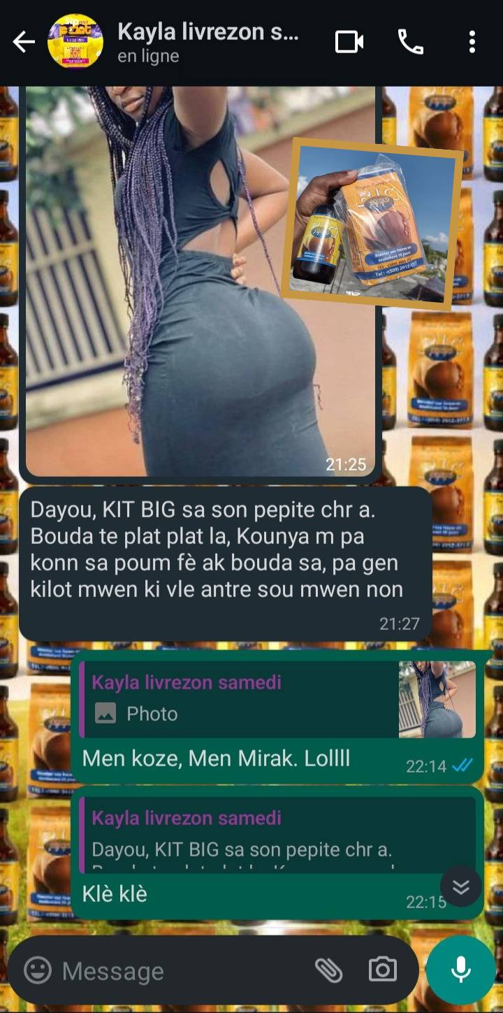 Brujose Entreprise Facebook ad: Yo dim tout saw eseye pouw gen gwo…