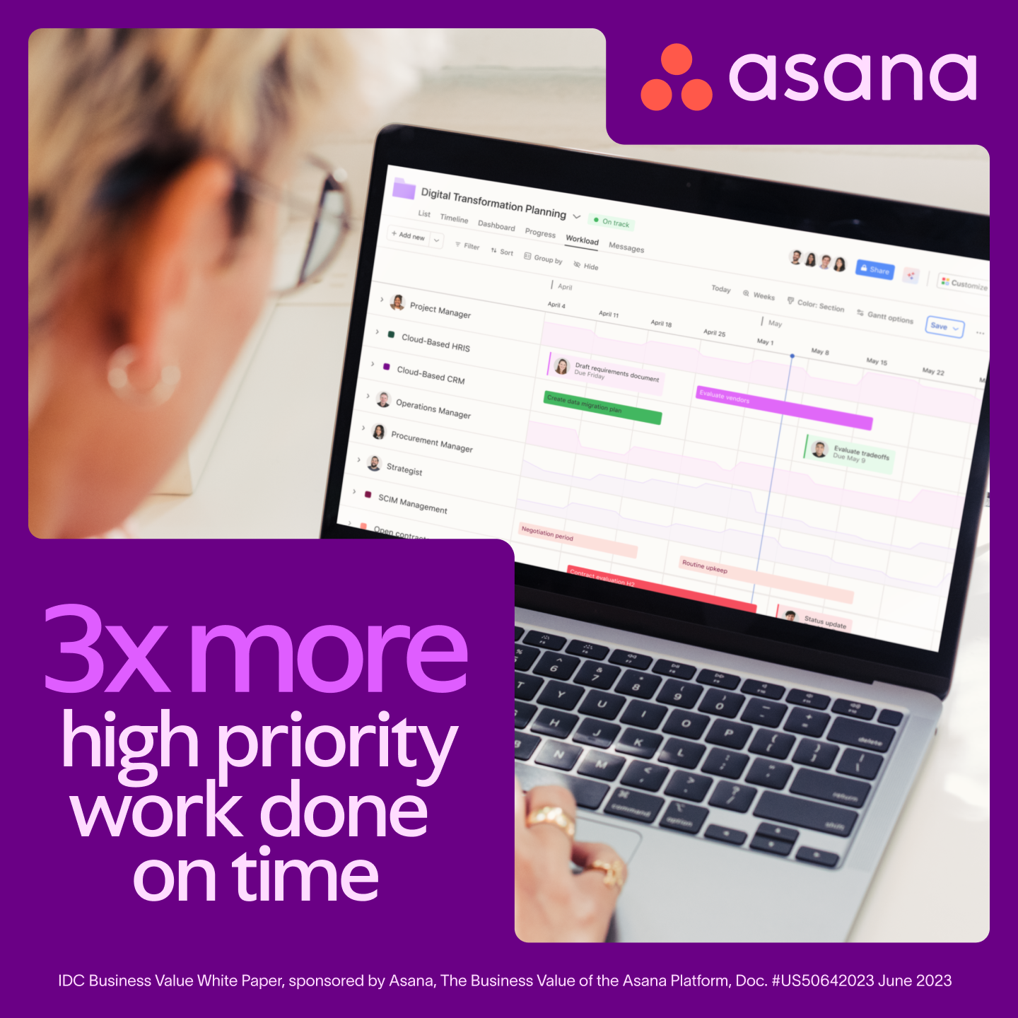 Asana Facebook ad