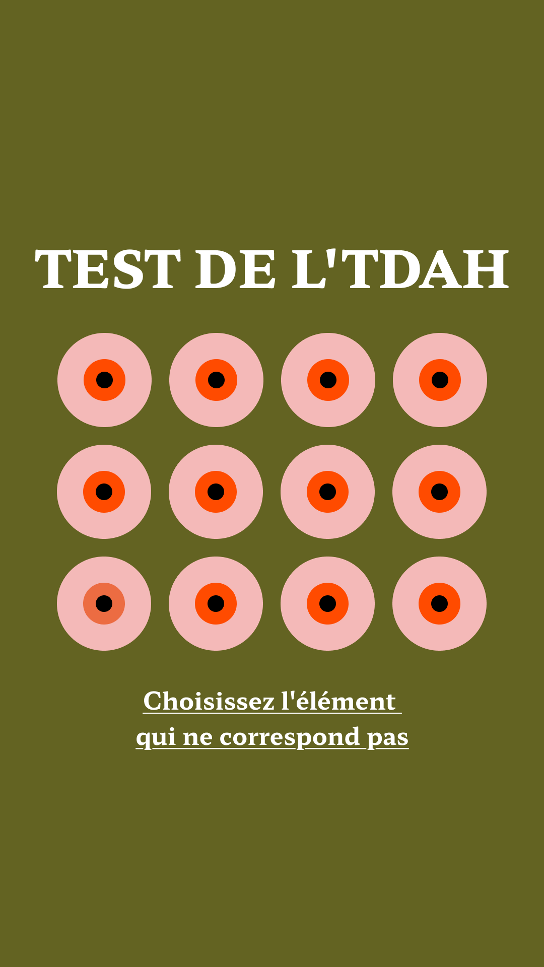 International IQ test Facebook ad
