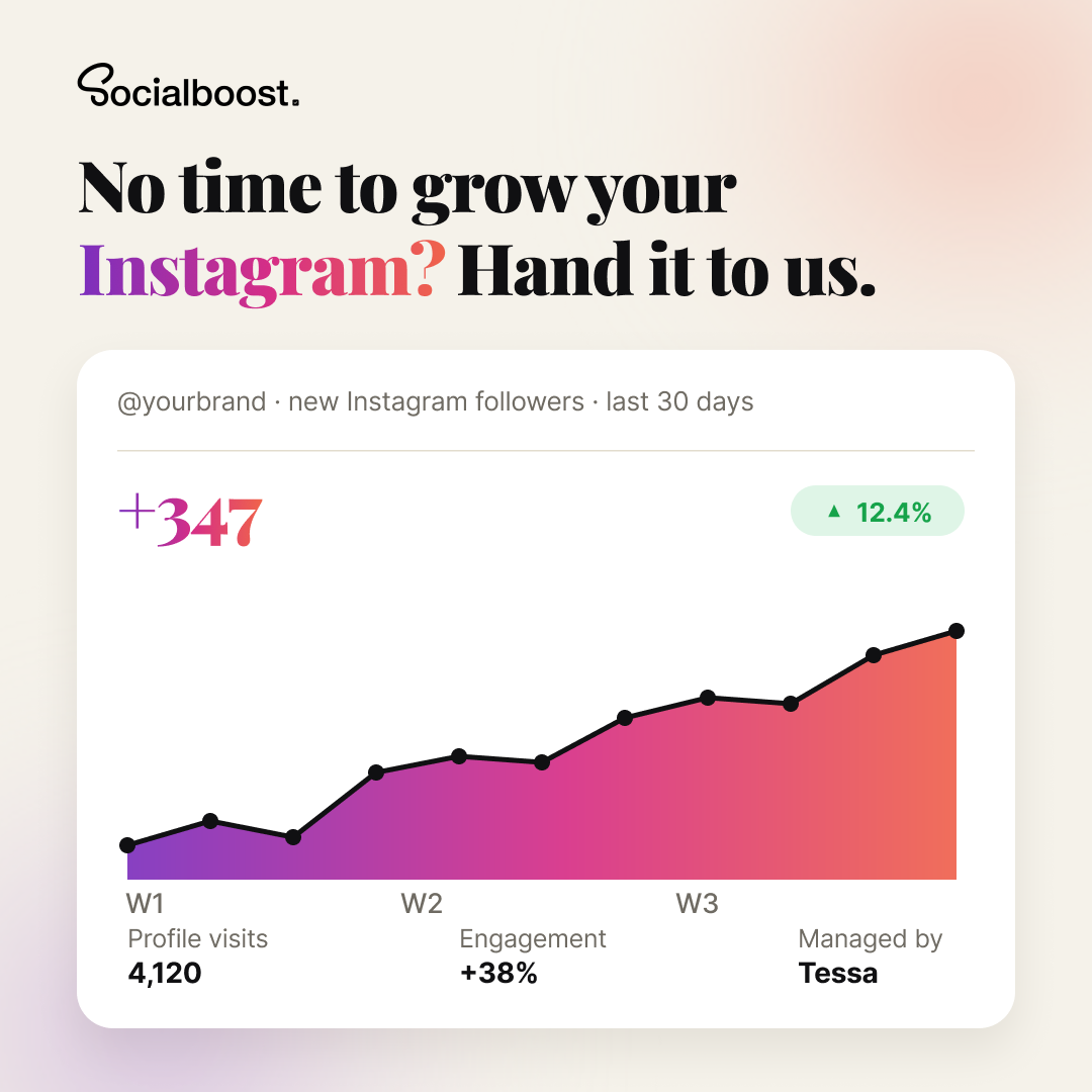 Socialboost Facebook ad: Still thinking about it?
