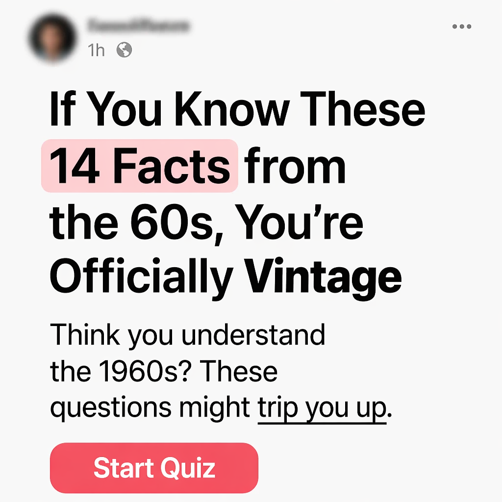 QuizGriz History Facebook ad