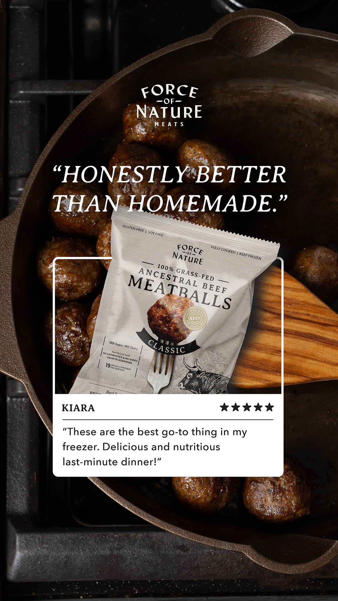 Force Of Nature Meats Facebook ad