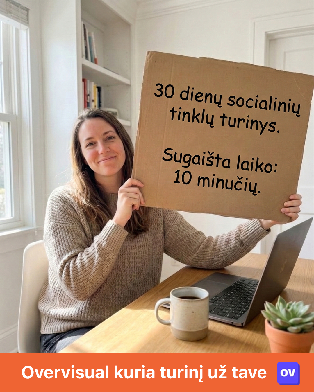 Overvisual Facebook ad