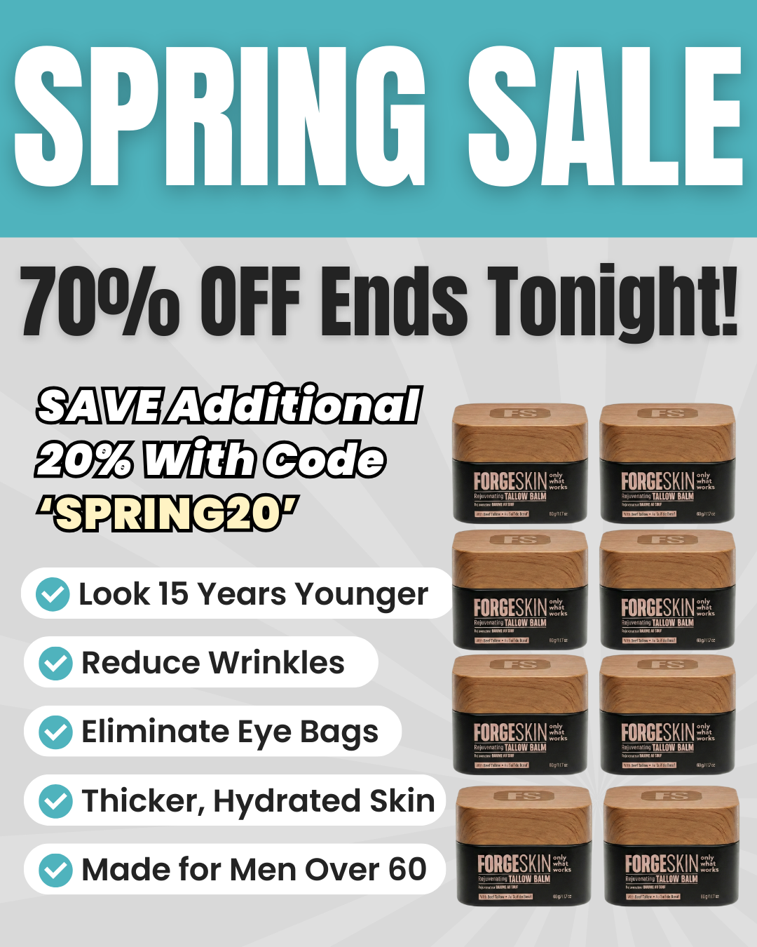 Forge Men Facebook ad