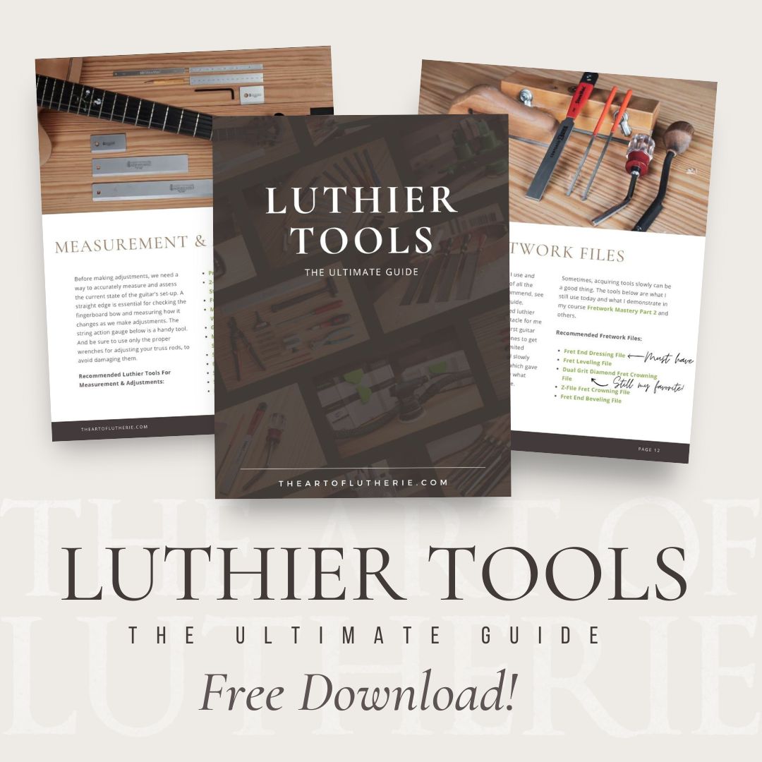 The Art Of Lutherie Facebook ad: Luthier Tools: The Ultimate Guide - The Art Of Lutherie