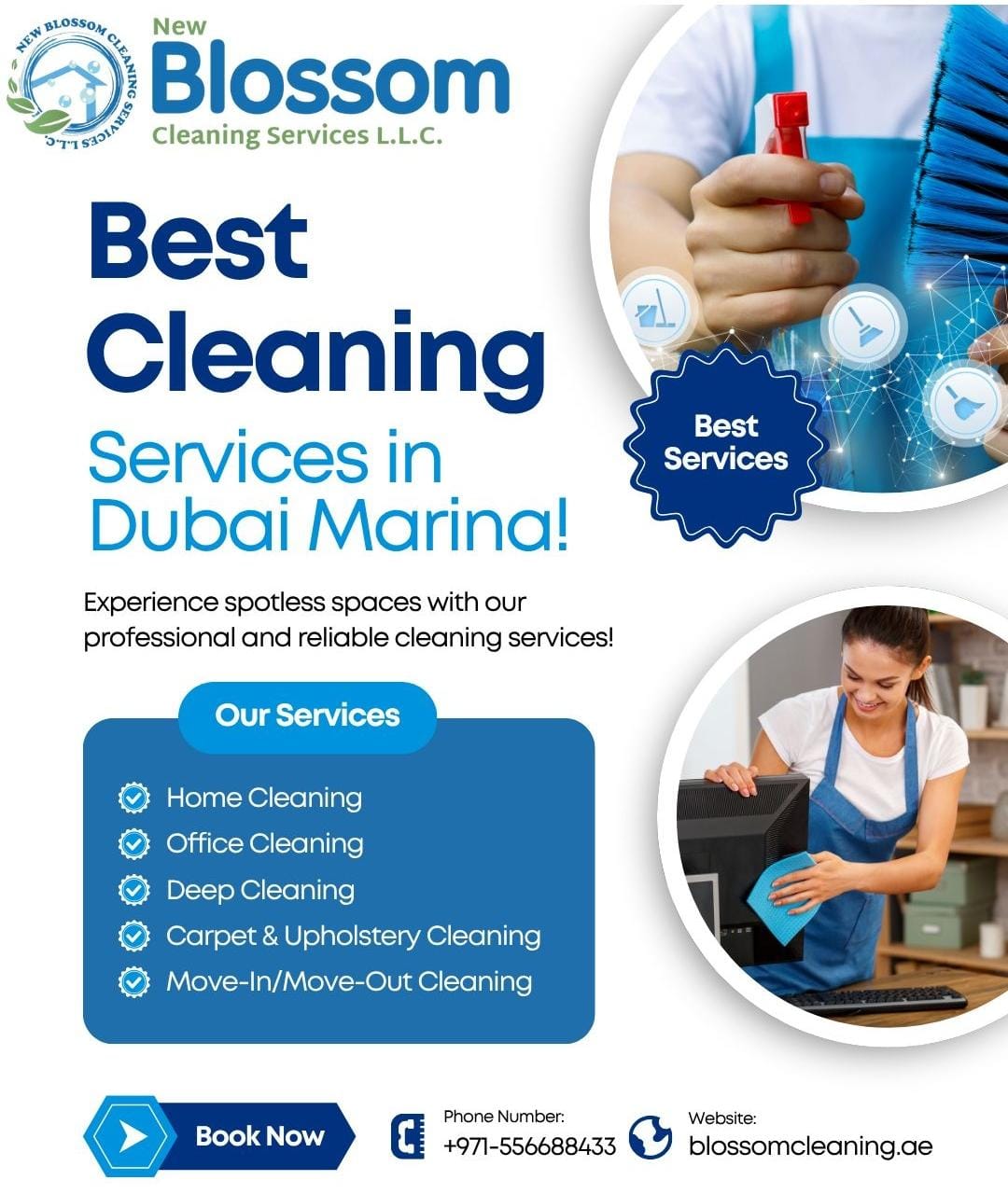 New Blossom Cleaning Services LLC Facebook ad