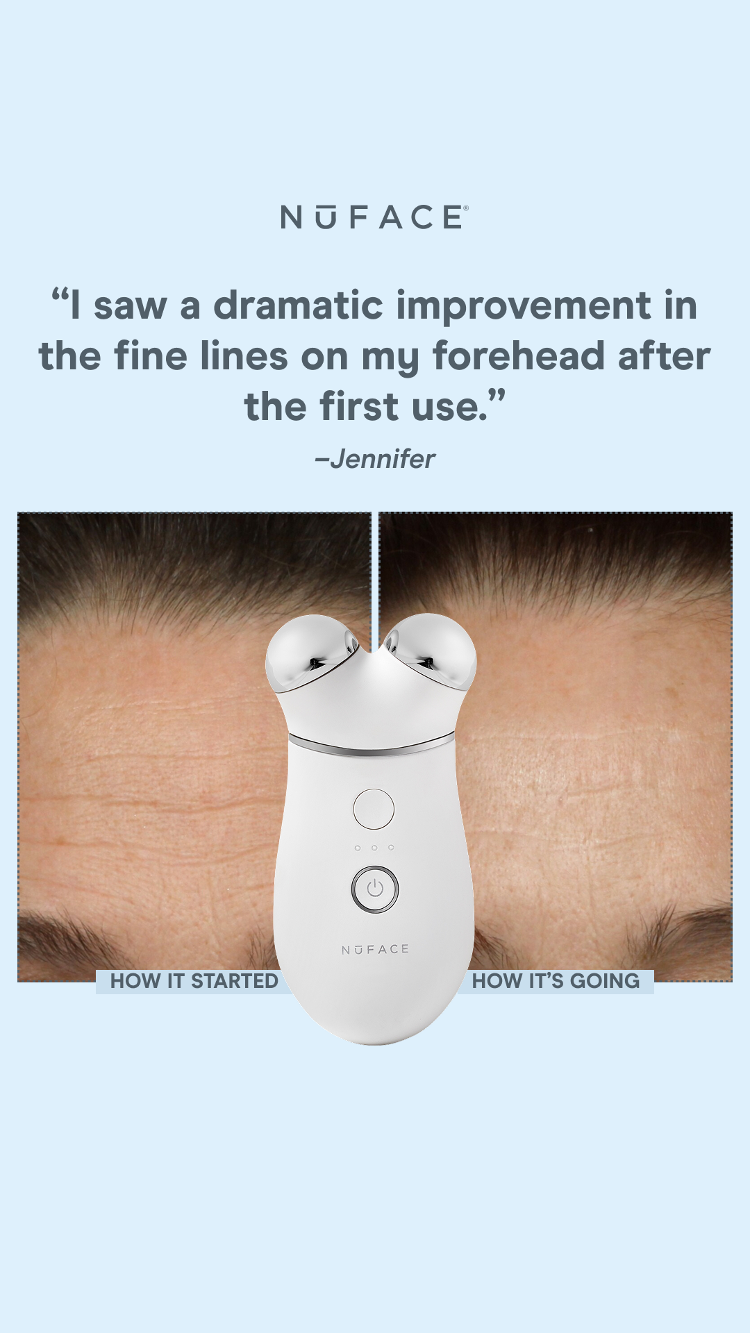 NuFACE Facebook ad