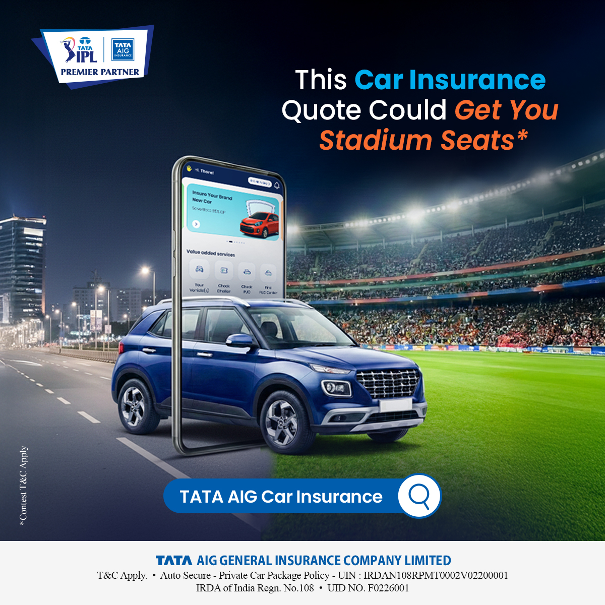 TATA AIG Facebook ad