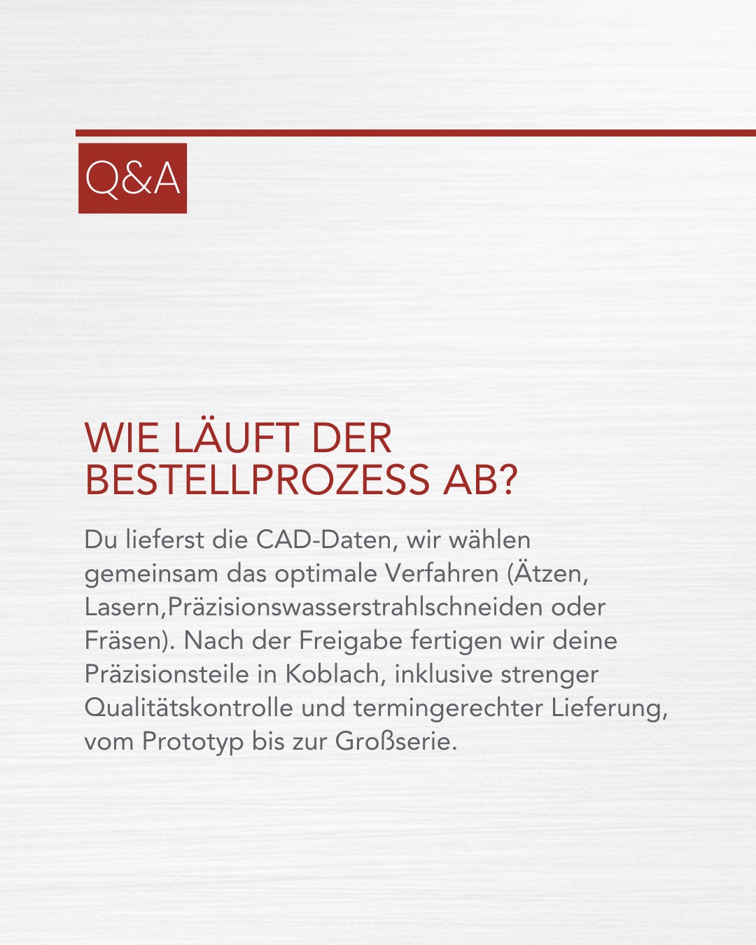 FBT FeinBlechTechnik Facebook ad: Präzision muss nicht kompliziert sein.