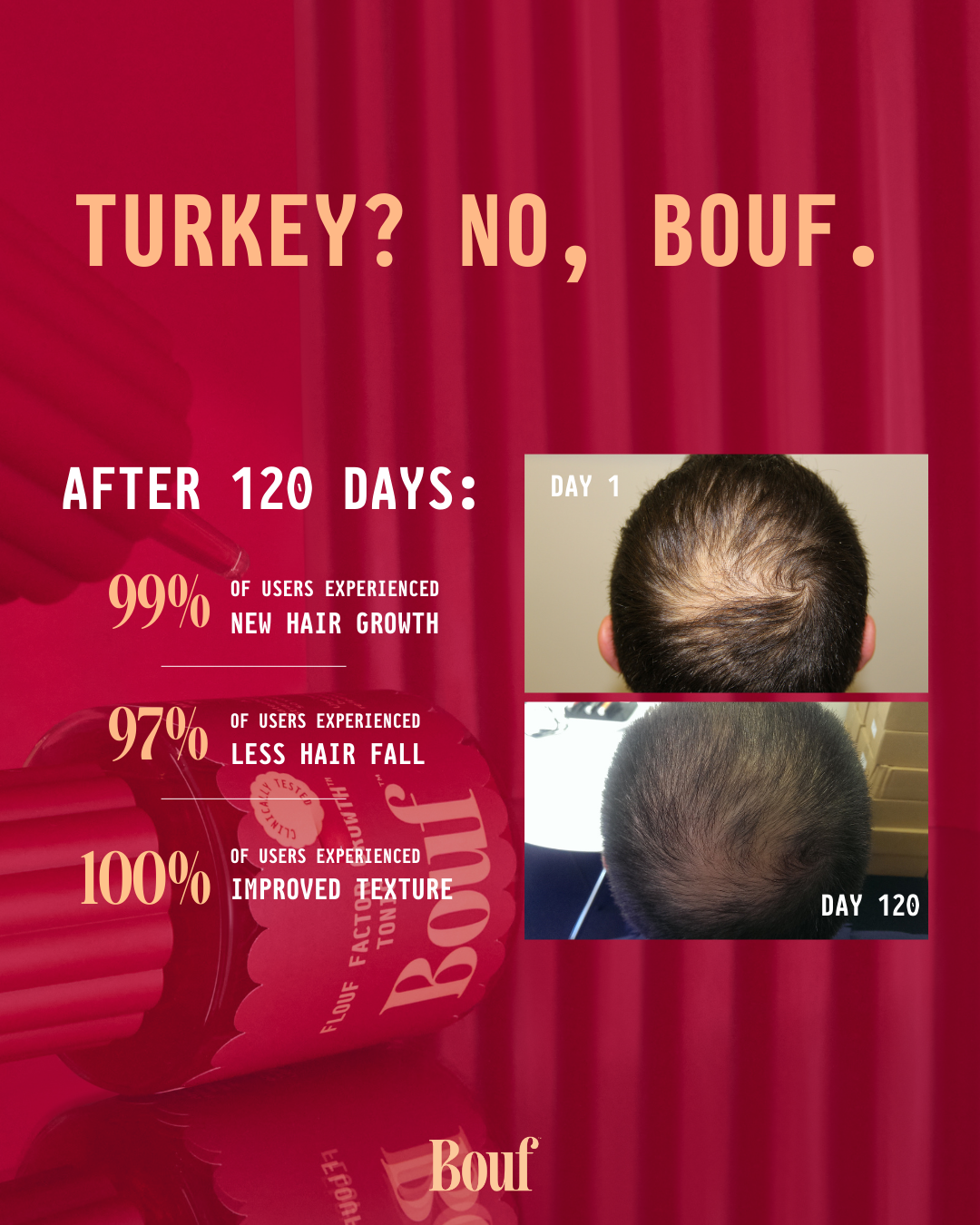 Bouf Haircare Facebook ad