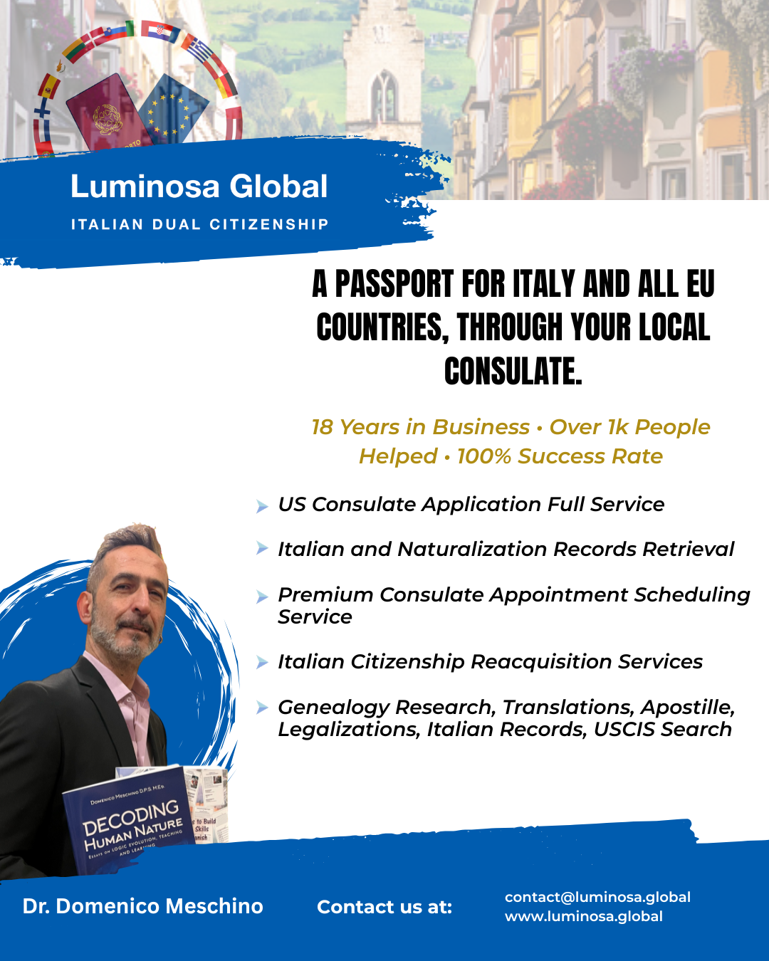 Luminosa Global Facebook ad from Jun 3, 2026