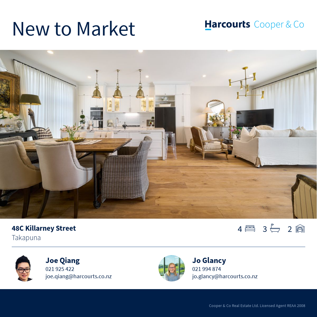 Harcourts Cooper & Co Real Estate Facebook ad