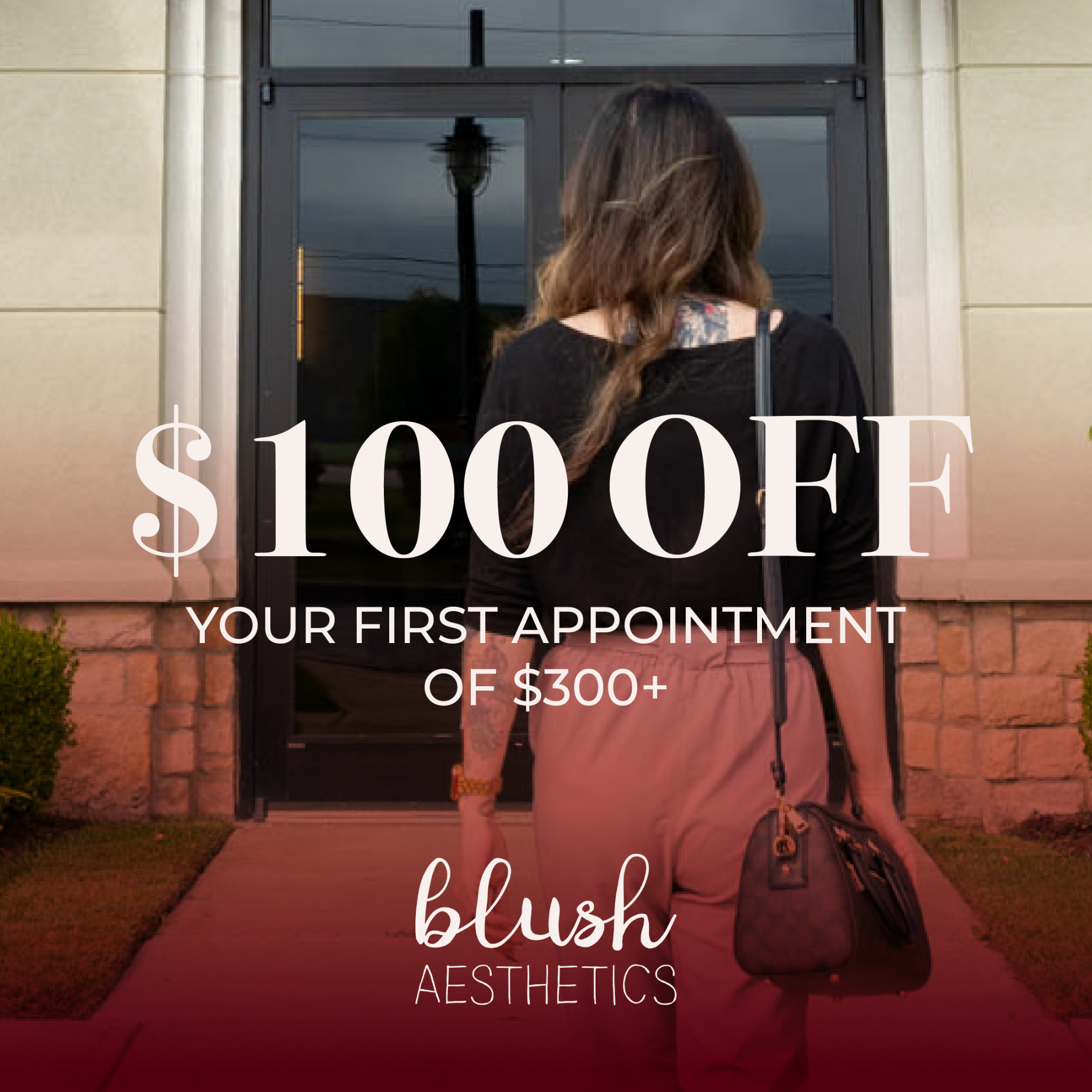 Blush Aesthetics LLC Facebook ad: Time to refresh your look?