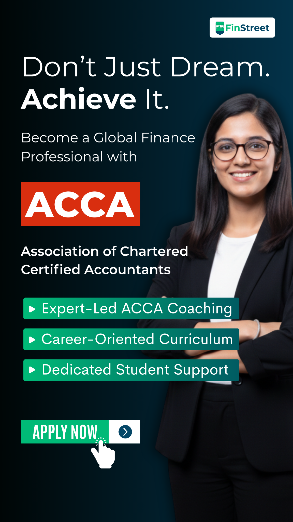 Finstreet education Facebook ad
