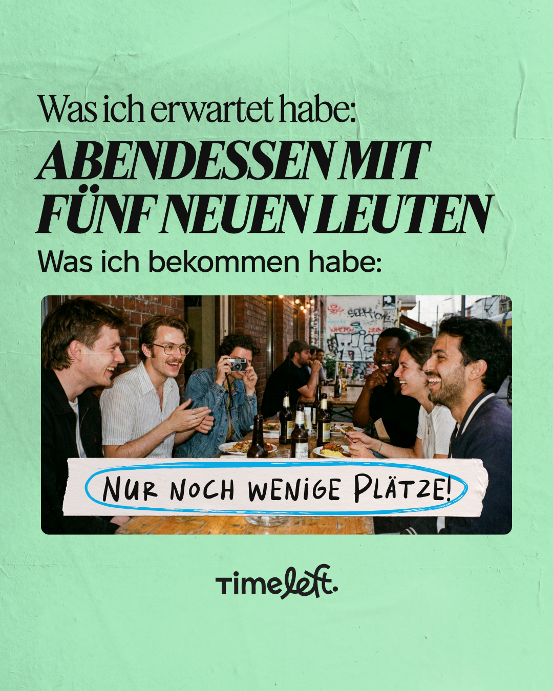 Timeleft Facebook ad