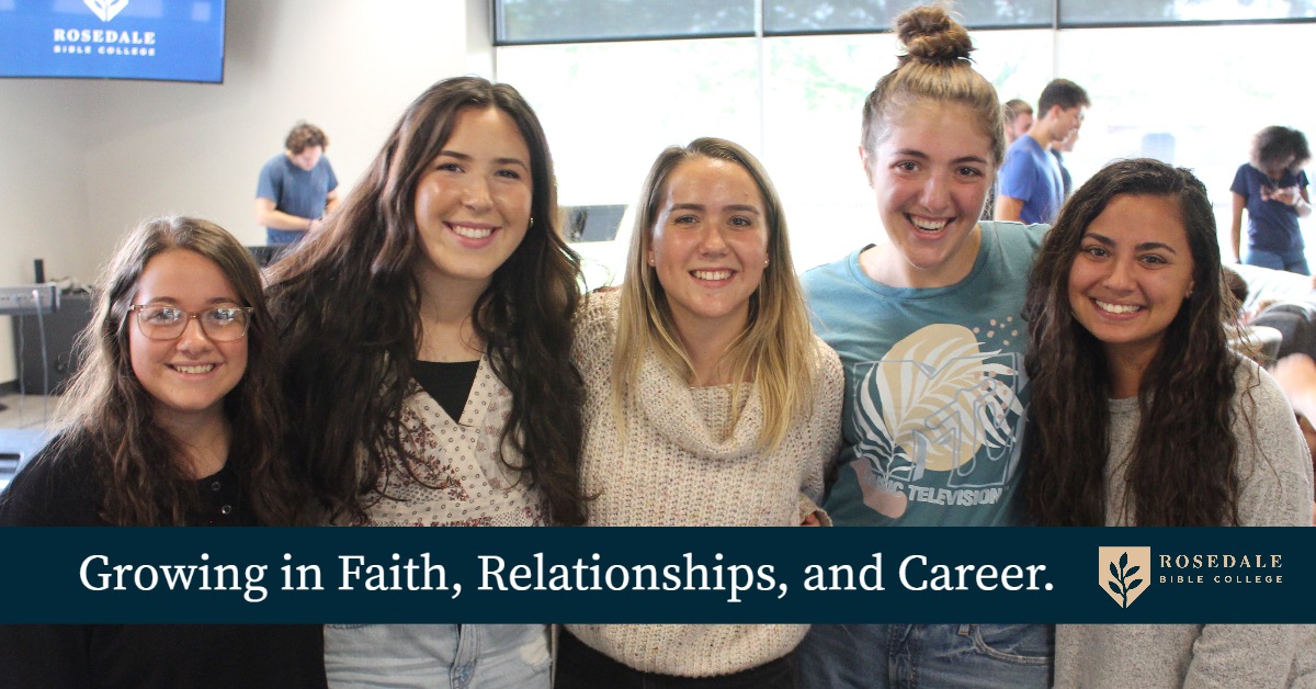 Rosedale Bible College Facebook ad: Enriching Discipleship