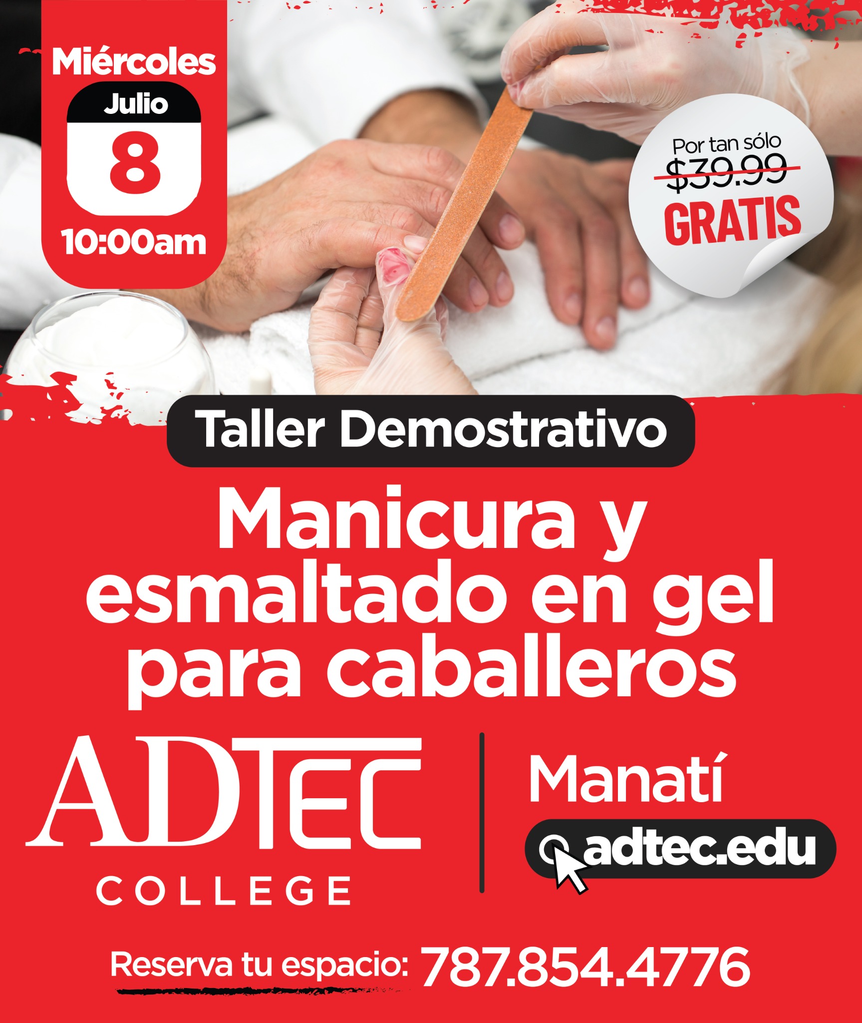 Adtec College Facebook ad