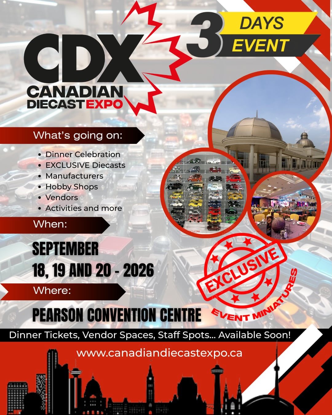 Canadian Diecast Expo Facebook ad: BIG ANNOUNCEMENT!