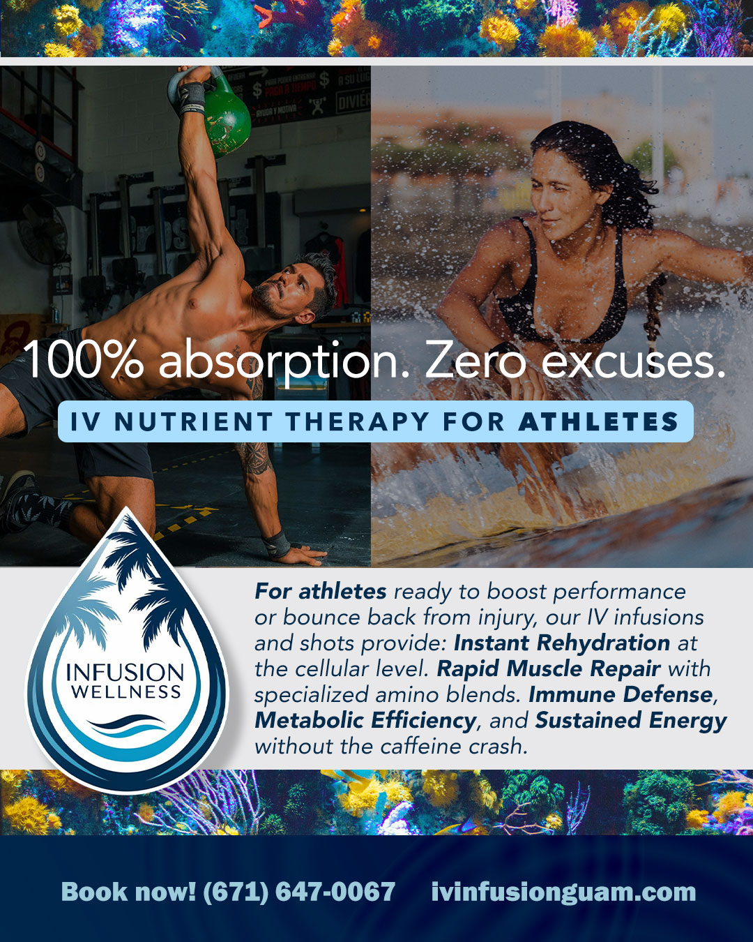 Guam Infusion Wellness Facebook ad