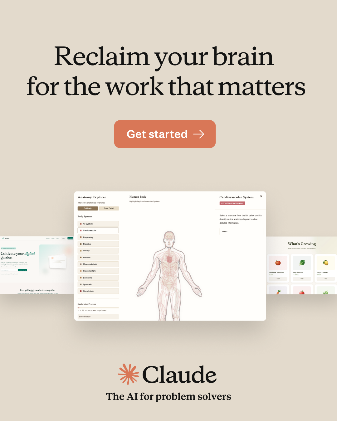 Claude Facebook ad