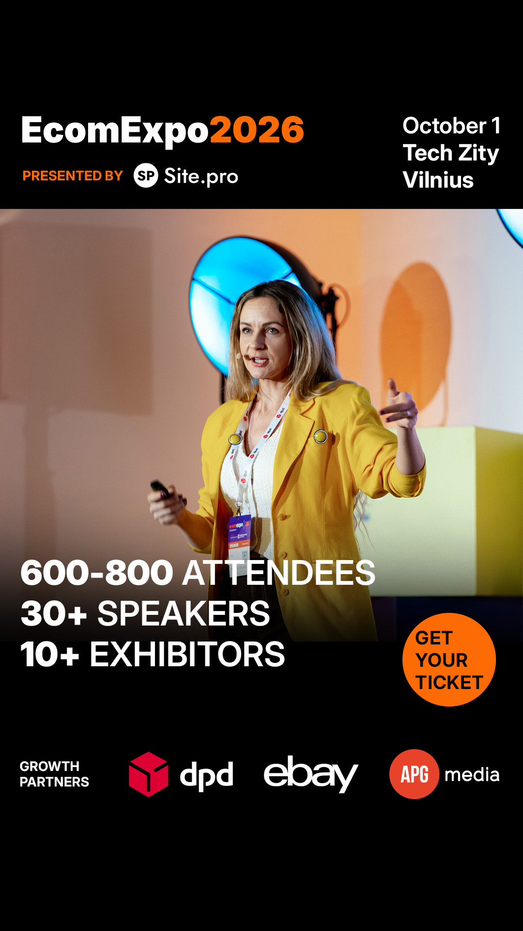 Ecomexpo Facebook ad: The Baltic's Largest E-Com Event
