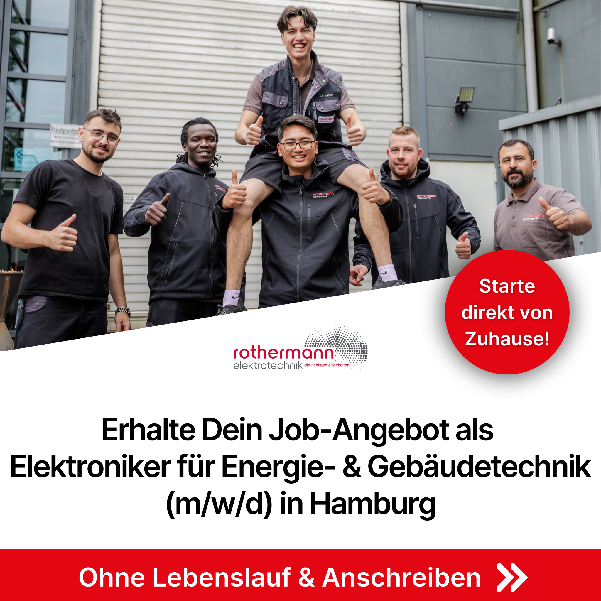 Candidate Flow Jobs: Elektro Facebook ad