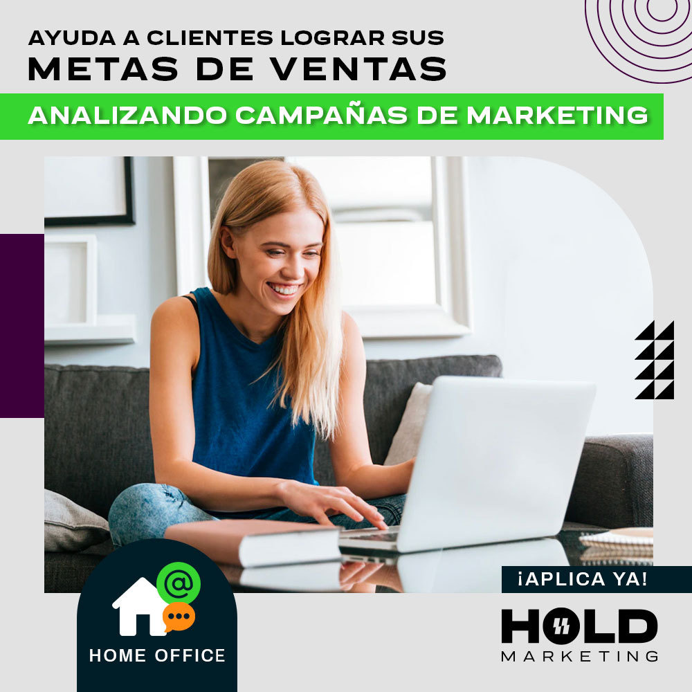Hold Consulting Facebook ad: Postúlate Hoy | Vacante 100% Home Office