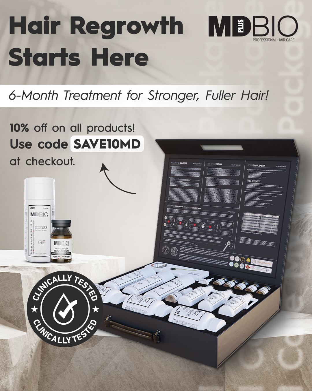 MD Plus Bio Professional Hair Care Facebook ad