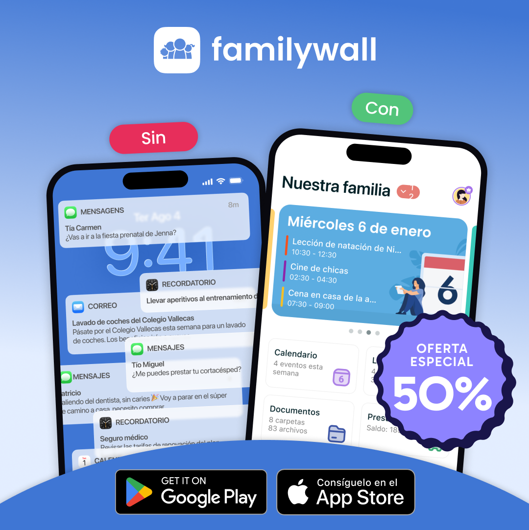 FamilyWall - Family Organizer Facebook ad: No te pierdas la oferta de FamilyWall