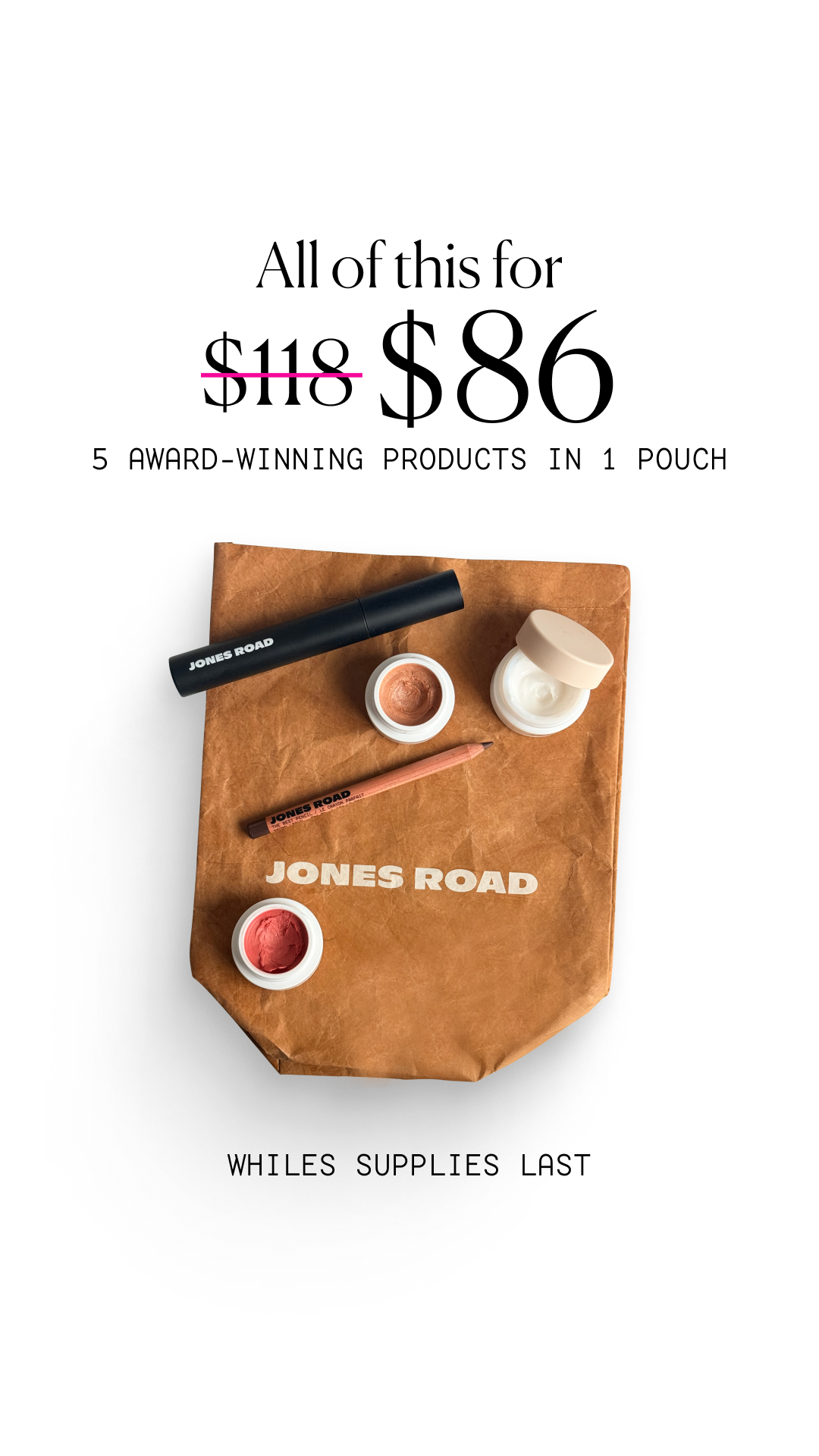 Jones Road Beauty Facebook ad