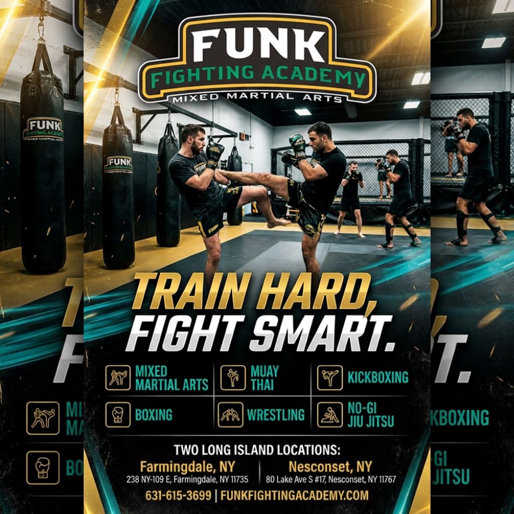 Funk Fighting Academy Farmingdale Facebook ad