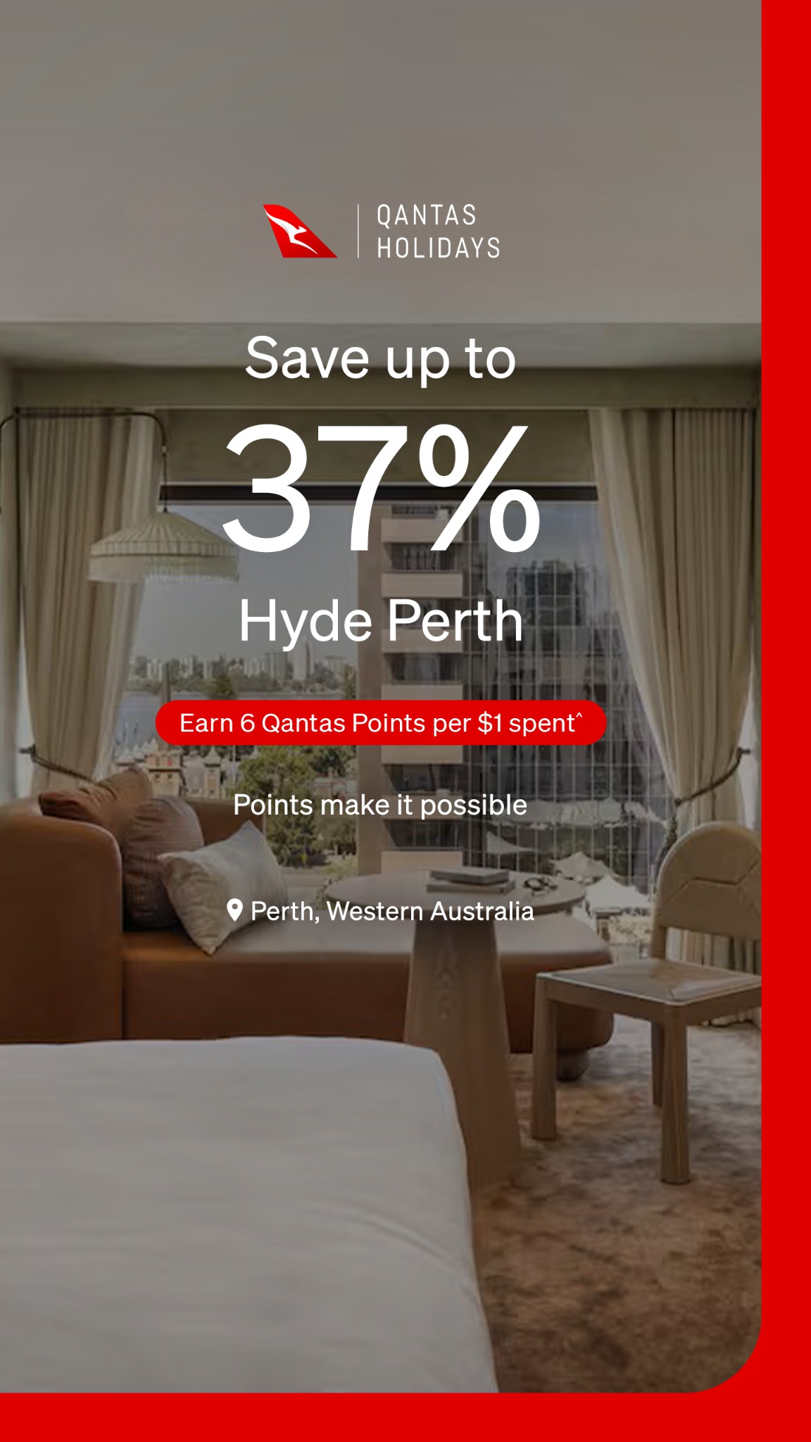 Qantas Points Facebook ad from May 31, 2026