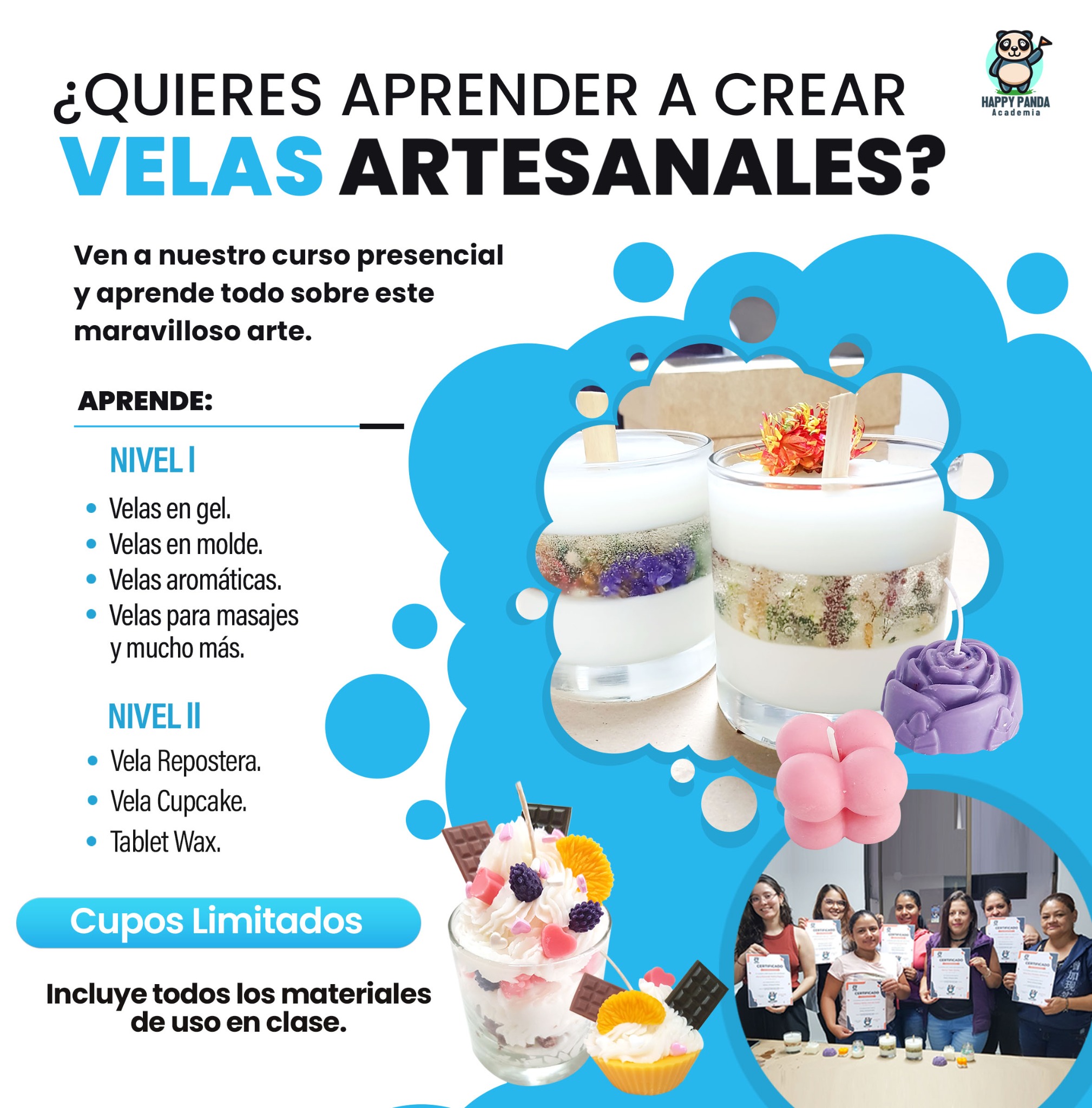 Academia Happy Panda Facebook ad: Programa Presencial