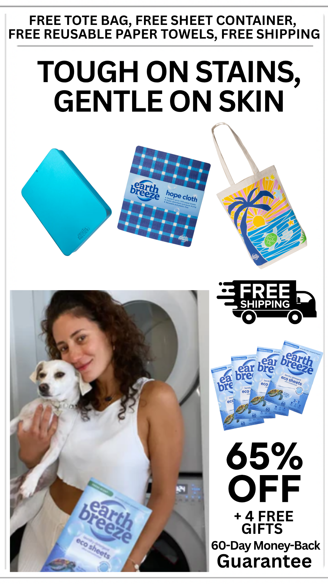 Earth Breeze Facebook ad