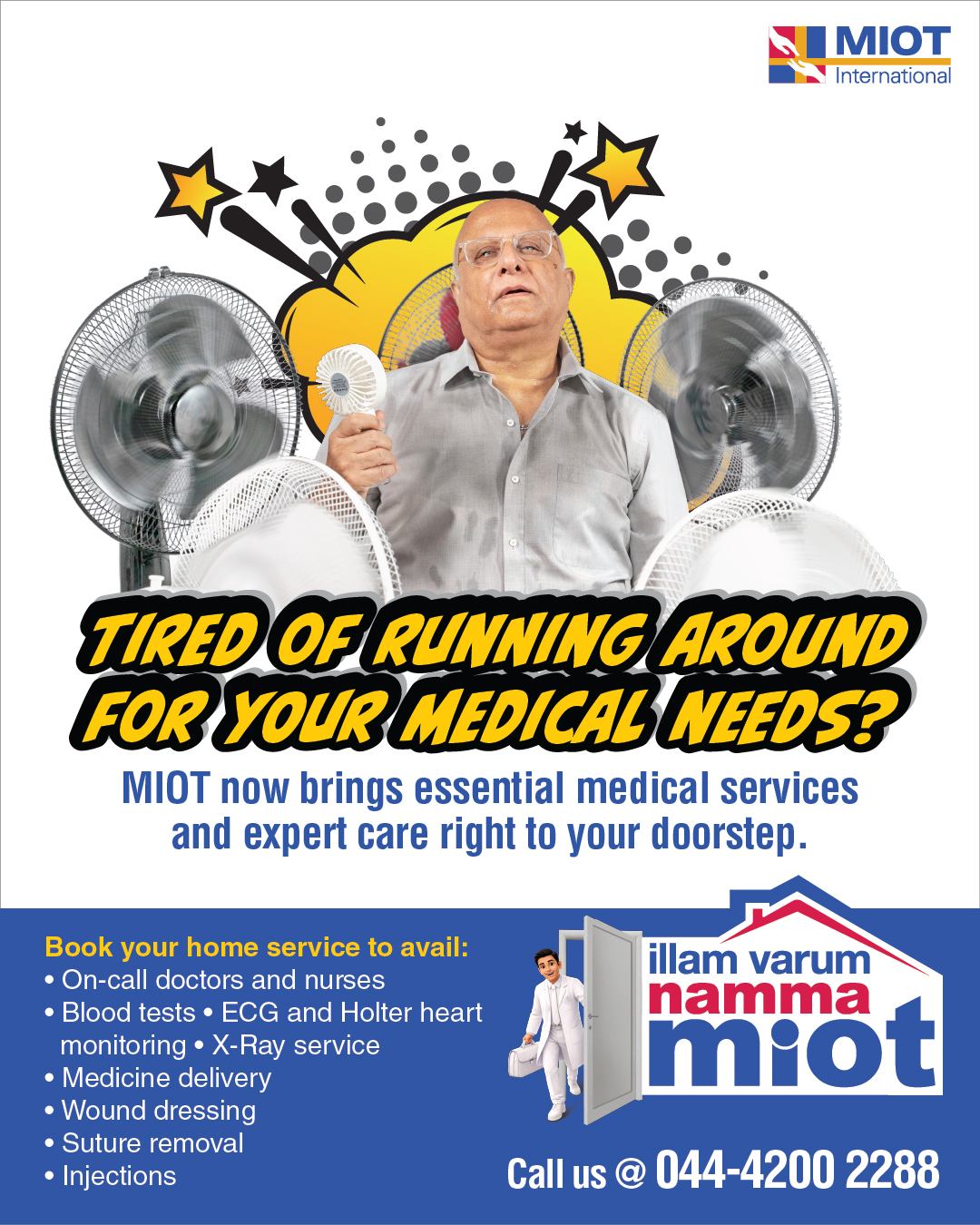 MIOT International Facebook ad: Home Healthcare Services