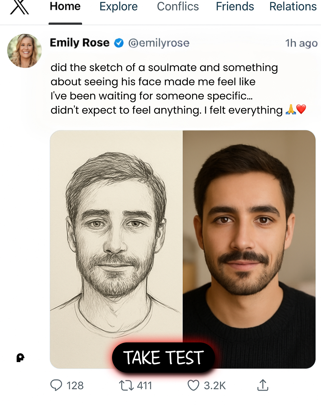 Soul Sketch Facebook ad
