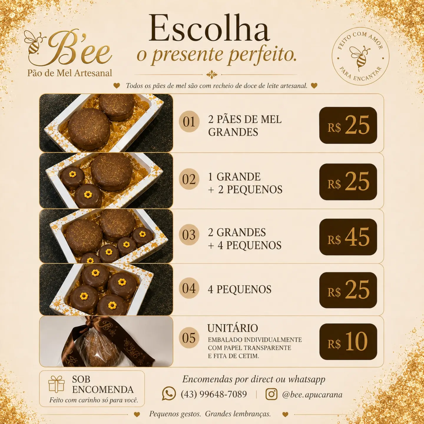 bee.apucarana Facebook ad: Toda história chega ao momento em que pode…