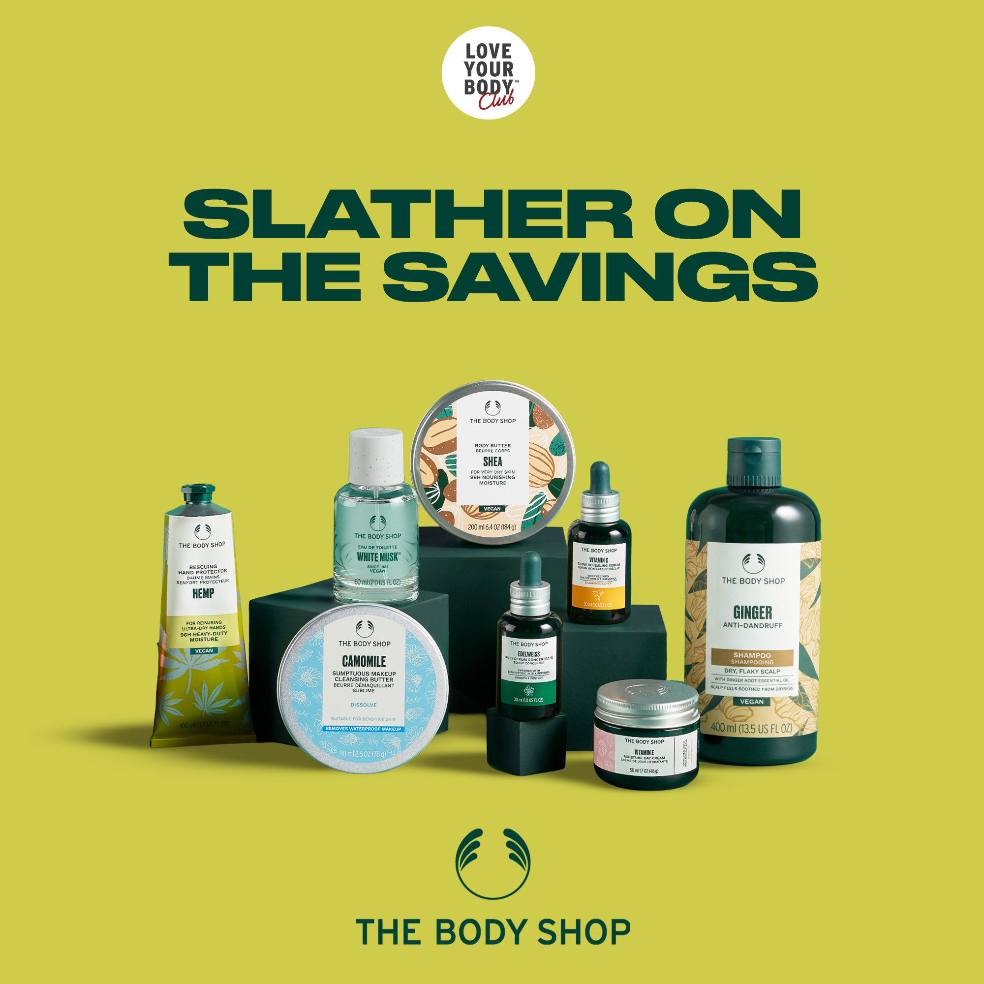 The Body Shop Facebook ad