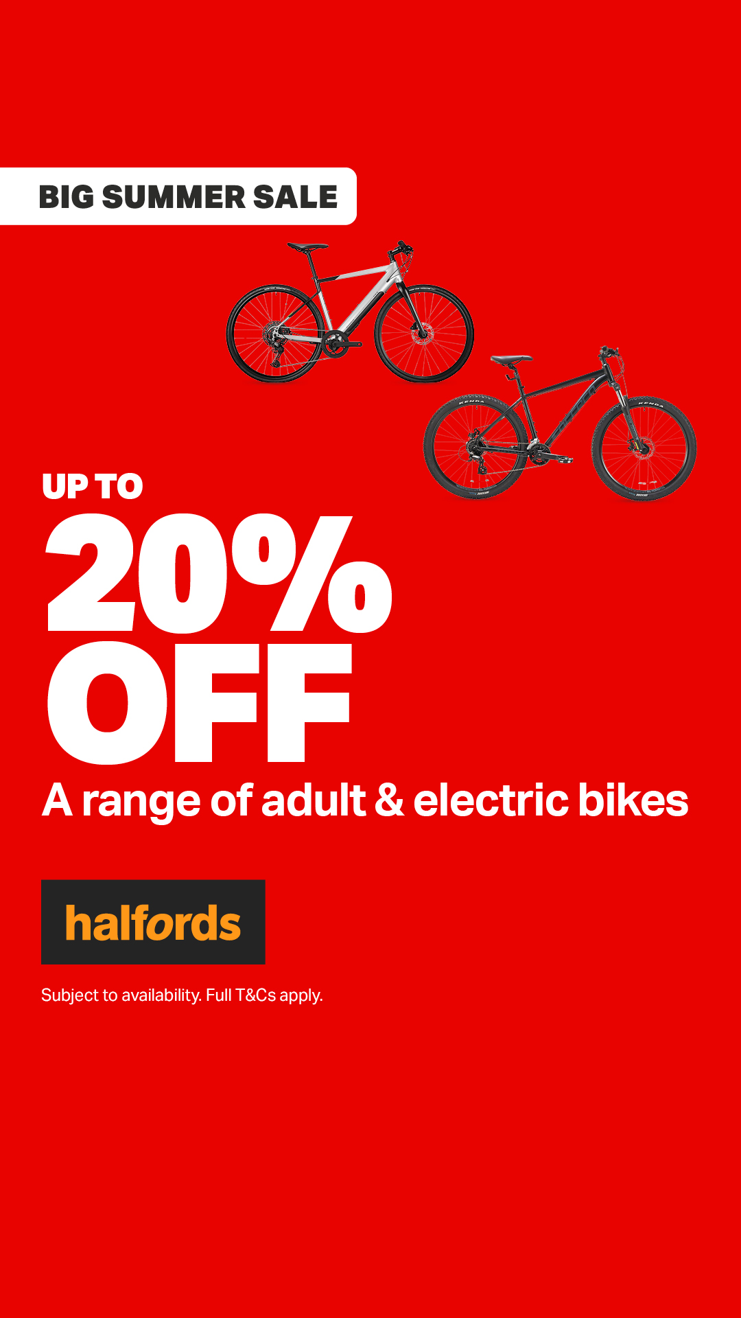 Halfords Facebook ad from Jul 2, 2026