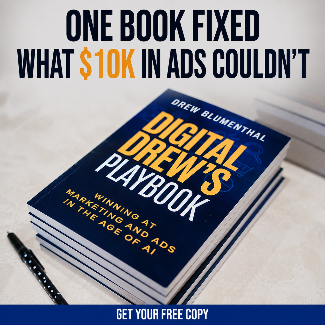 Digital Drew SEM Facebook ad: Get The Limited Edition Copy