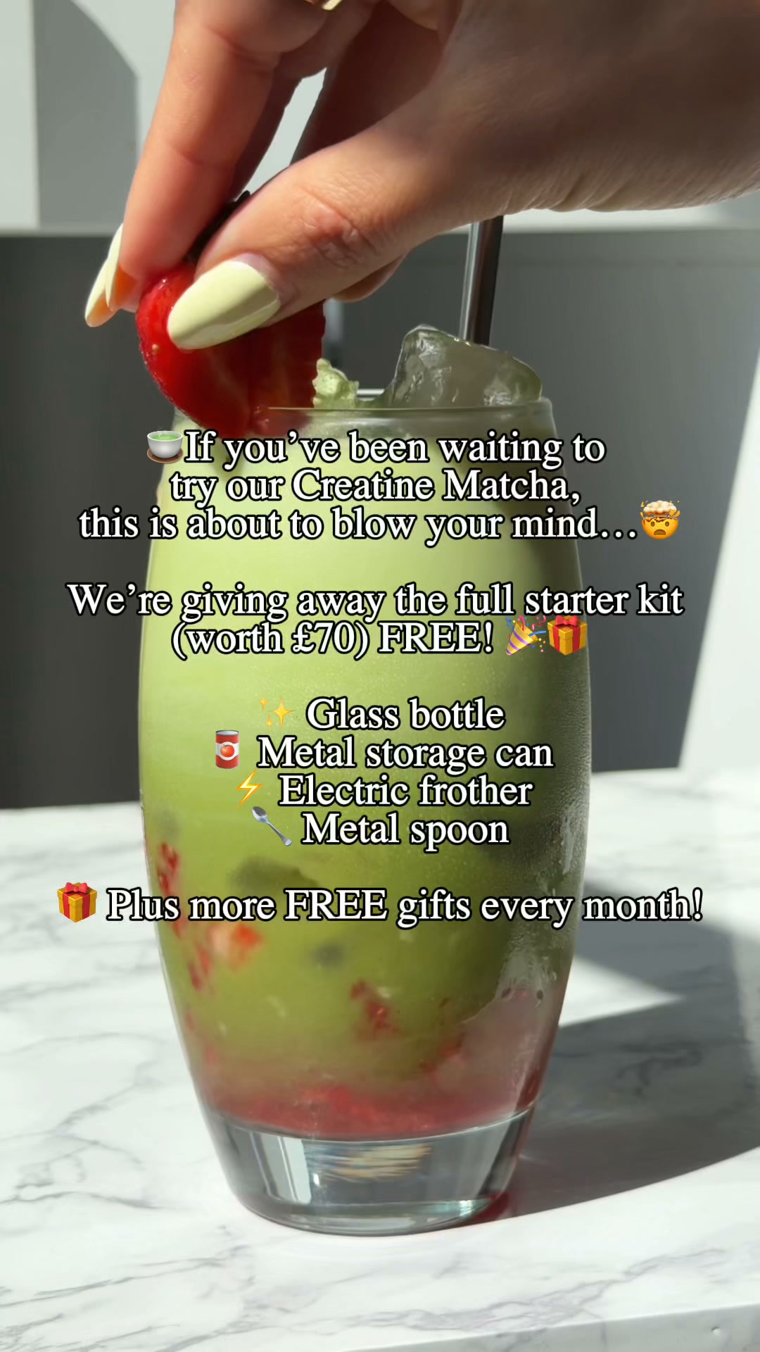 Feel Reformed Facebook ad: Elevate your Matcha
