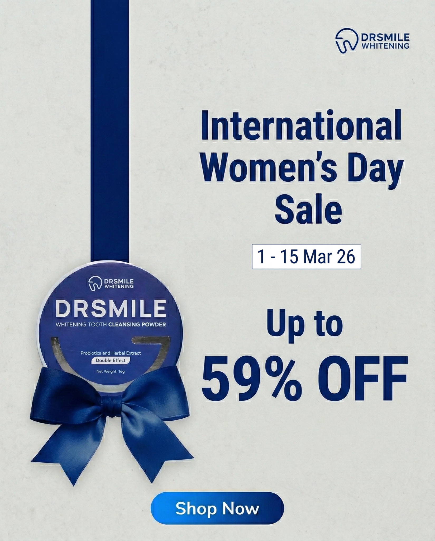 Dr Smile Whitening Solution Facebook ad