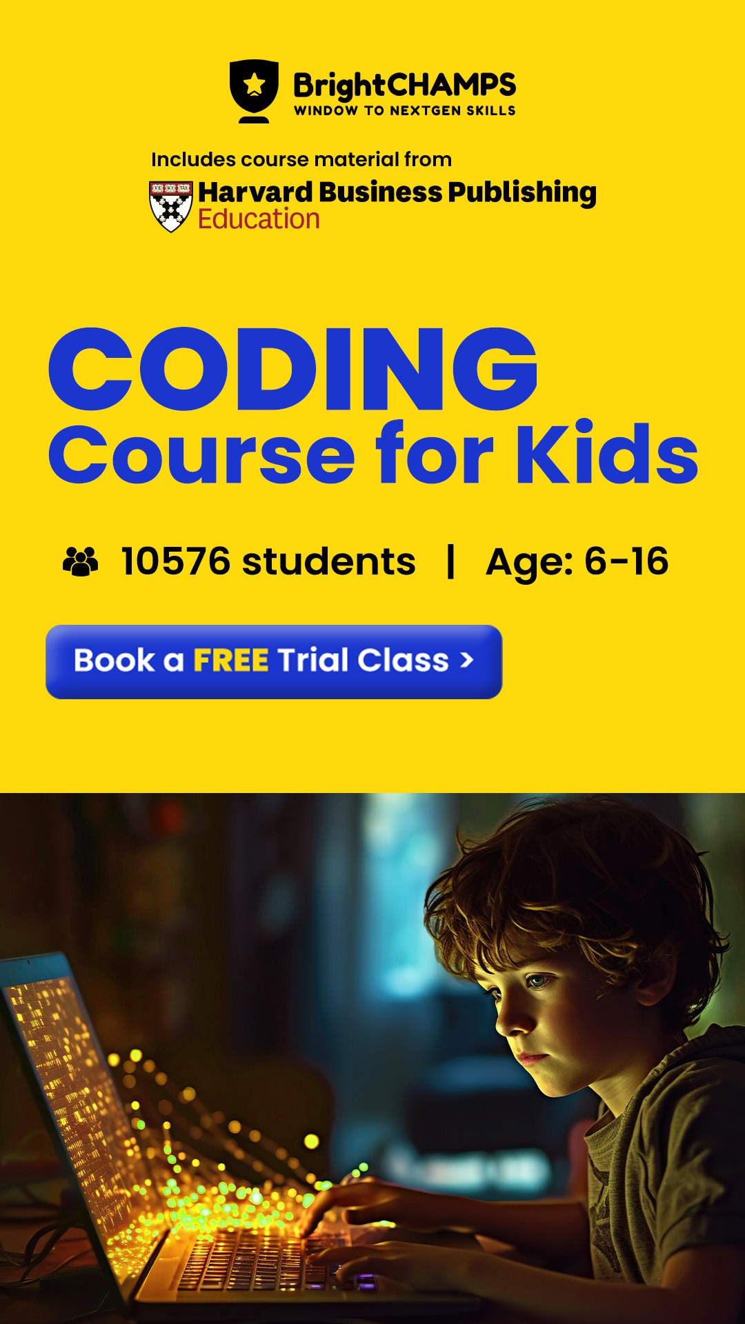 BrightCHAMPS Facebook ad
