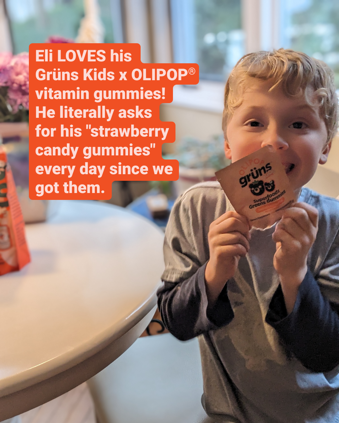Grüns Kids Facebook ad